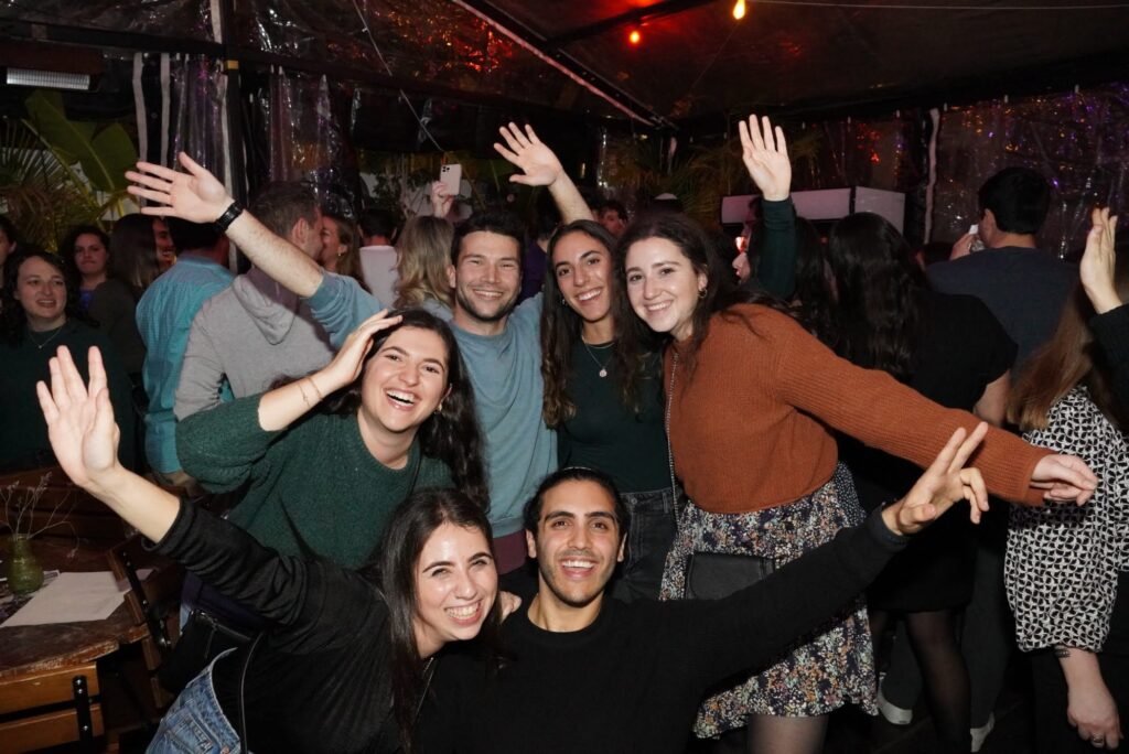 Members of the JLIC Tel Aviv Community. They Celebrate Chanukah with Purpose and Fun.