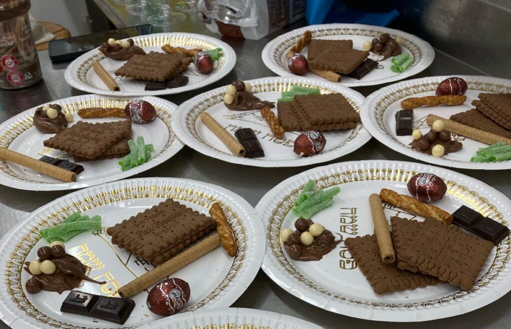 Chocolate Seder Plates
