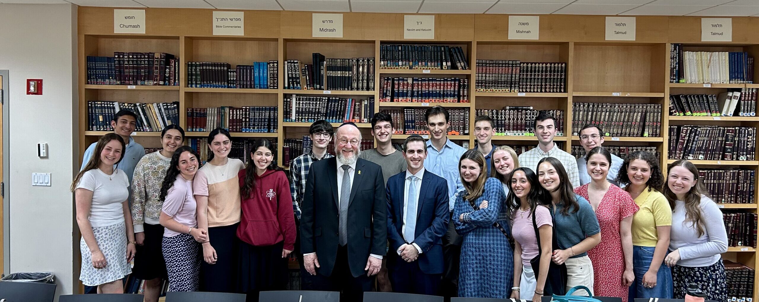 Chief Rabbi Sir Ephraim Mirvis Visits Columbia University