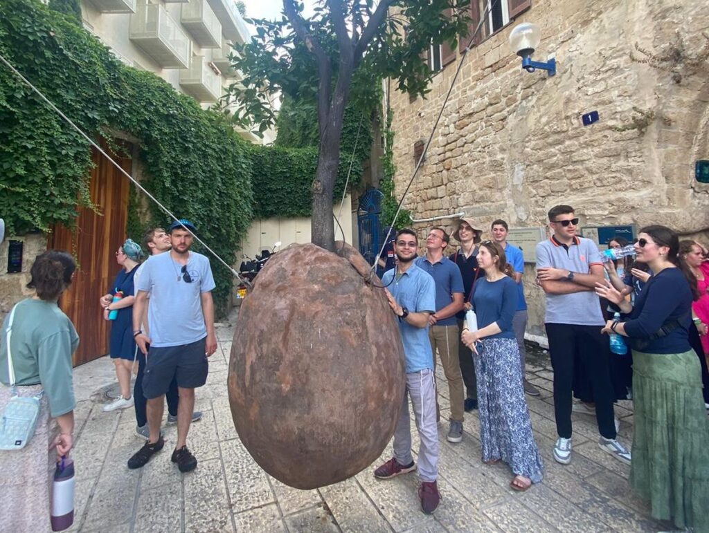 JLIC Summer students on the Yavneh Shabbaton in Tel Aviv