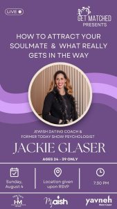 How to Attract Your Soulmate & What Really Gets in the Way event flyer for West Coast Young Professionals Event