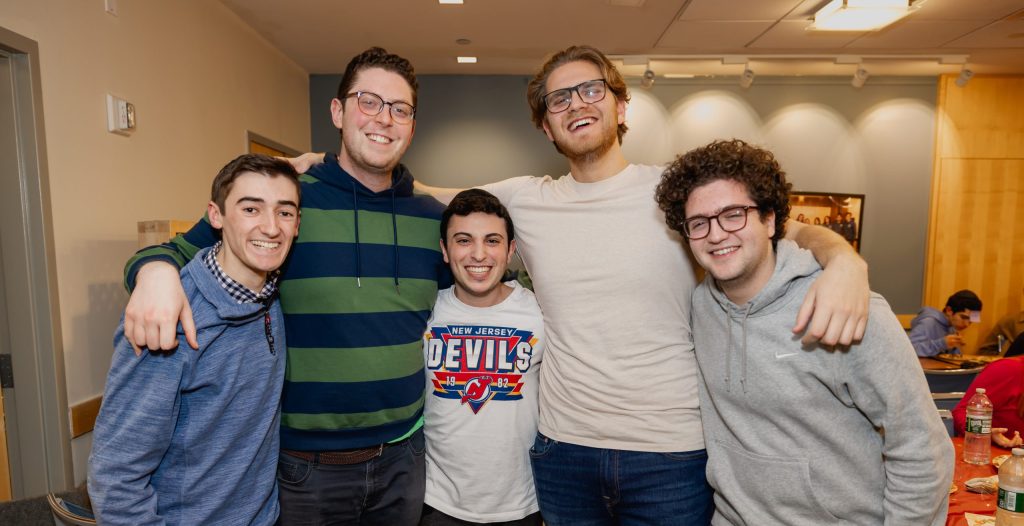 Columbia University Students enjoying the JLIC Friendsgiving Event