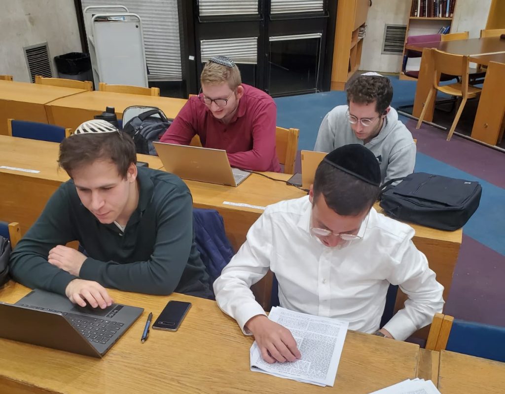 Bar Ilan University students participating in the VHP program