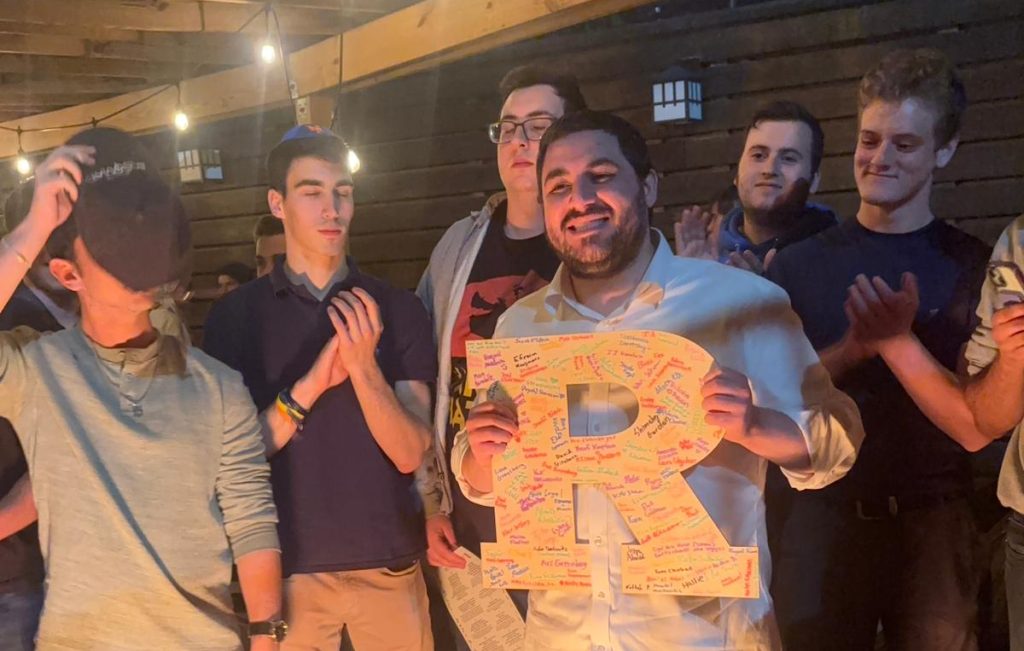 Rav Avi Schwartz and his Rutgers students