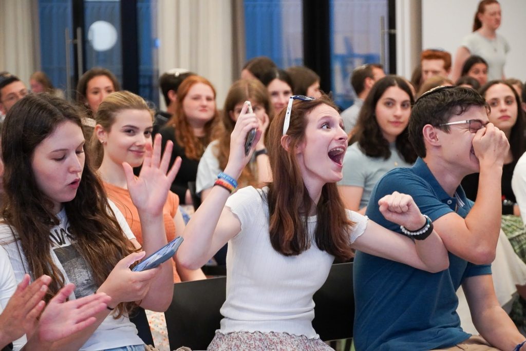JLIC Summer students at a social event during the summer of 2024