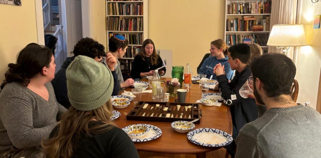 JLIC Michigan Students leading the learning at the Lorkis' home