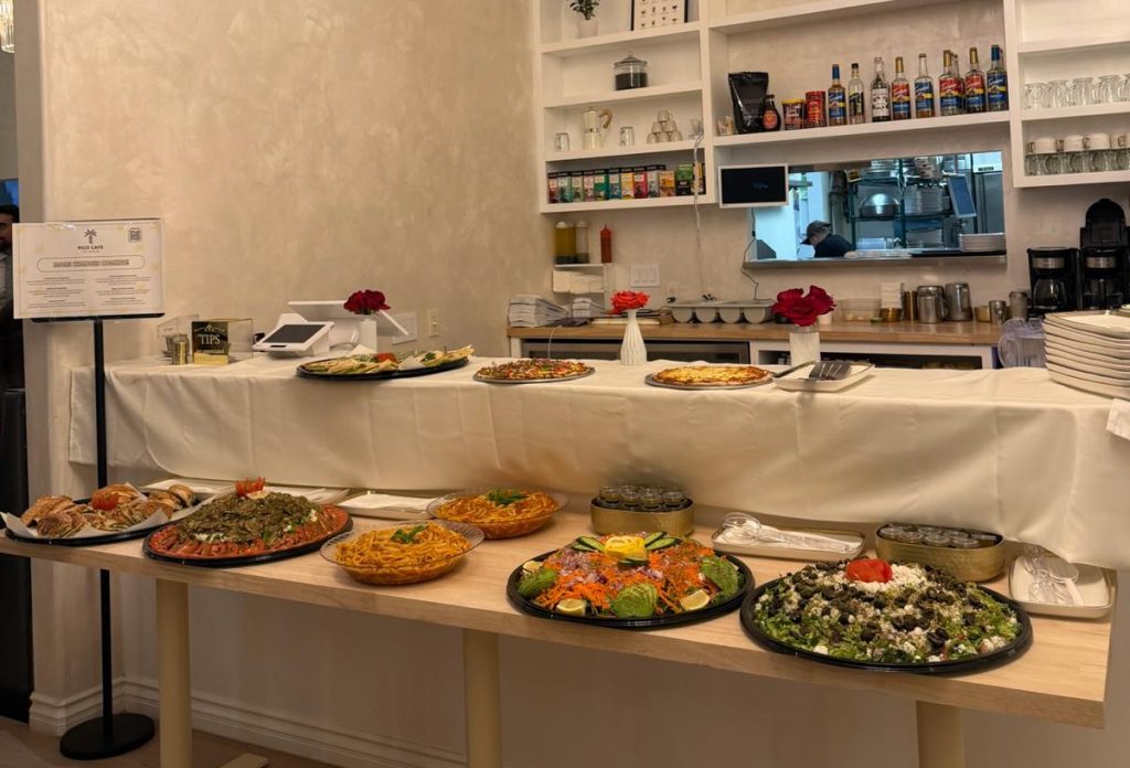 Some of the food at the JLIC Young Professionals event